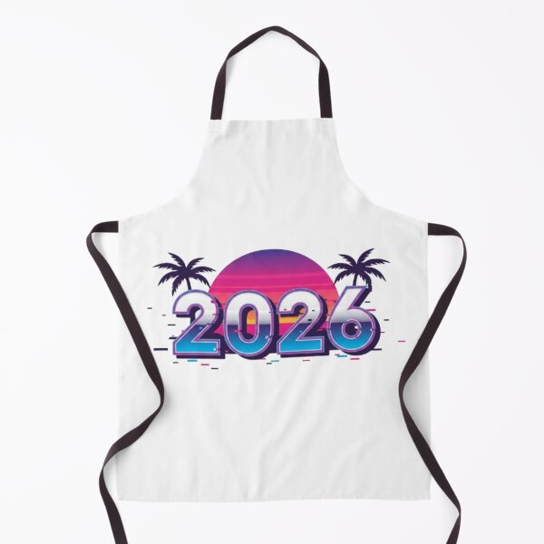 Item preview, Vaporwave 2026 Glitch Chrome New Year Graphic designed and sold by zdzdesigner.
