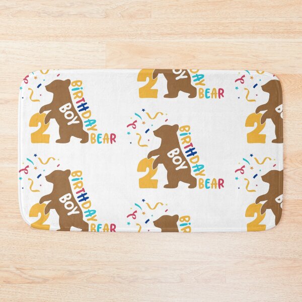 Item preview, Second Birthday Bear Boy Party Celebration Design designed and sold by Nattaporn.