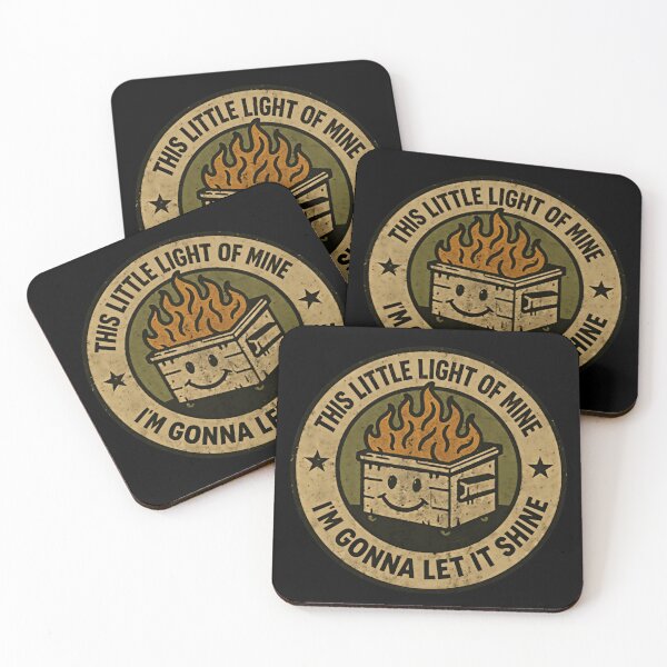 Item preview, This Little Light Of Mine I'm Gonna Let It Shine Dumpster Fire Response Team Chaotic Sunshine designed and sold by SkeletonsDanger.