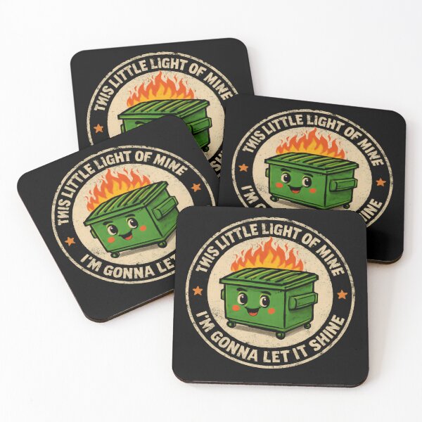 Item preview, This Little Light Of Mine I'm Gonna Let It Shine Dumpster Fire Response Team Soft Storm designed and sold by SkeletonsDanger.