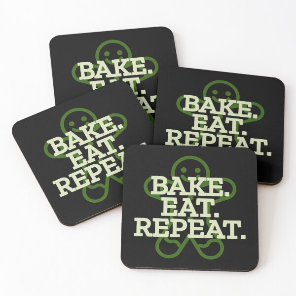 Item preview, Bake. Eat. Repeat T-Shirt Christmas Cooking designed and sold by Arvixo.
