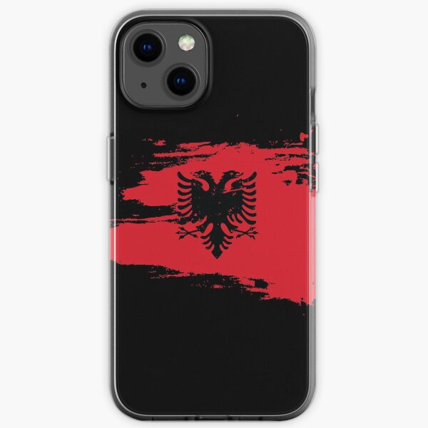 Albanian Flag iPhone Flexible Hülle