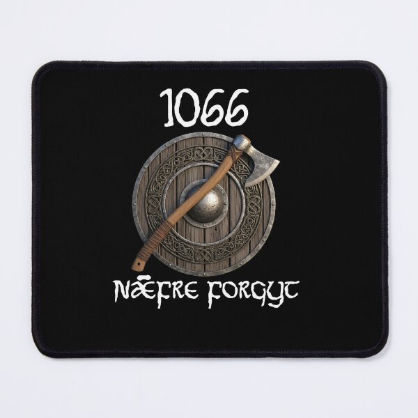 Item preview, 1066 Naefre Forgyt Never Forget Viking England History (ON BACK) designed and sold by Sendowart.