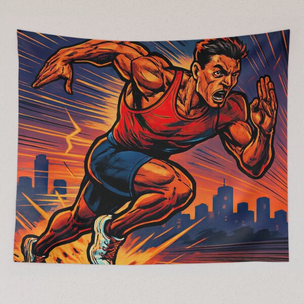 Item preview, Athlete | Comics style - Cartoon designed and sold by ComicsFactory.