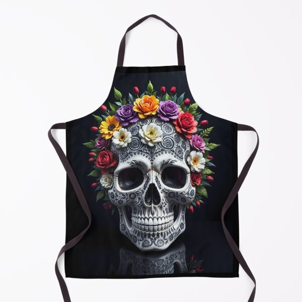 Item preview, Porcelain Skull Blooming with Roses designed and sold by Grafititee.