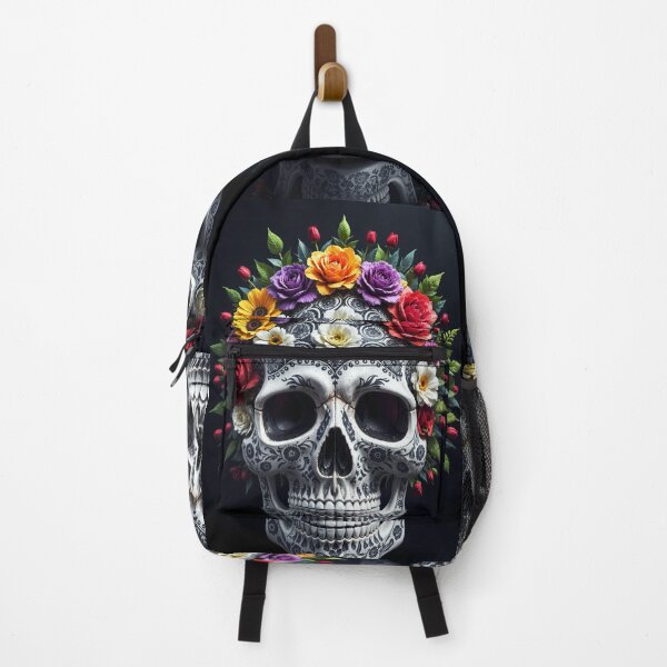 Item preview, Porcelain Skull Blooming with Roses designed and sold by Grafititee.
