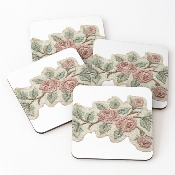 Item preview, Faded Floral Patch designed and sold by Strip to Stick.