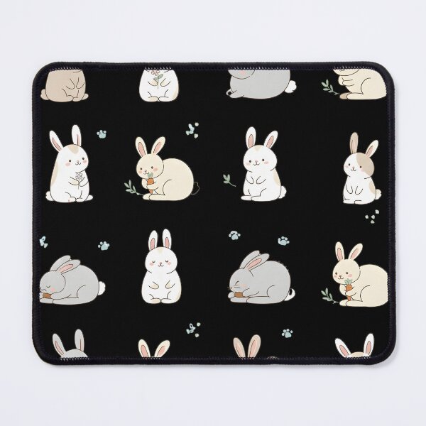 Item preview, Cute Bunny Seamless Pattern designed and sold by Bioch17.