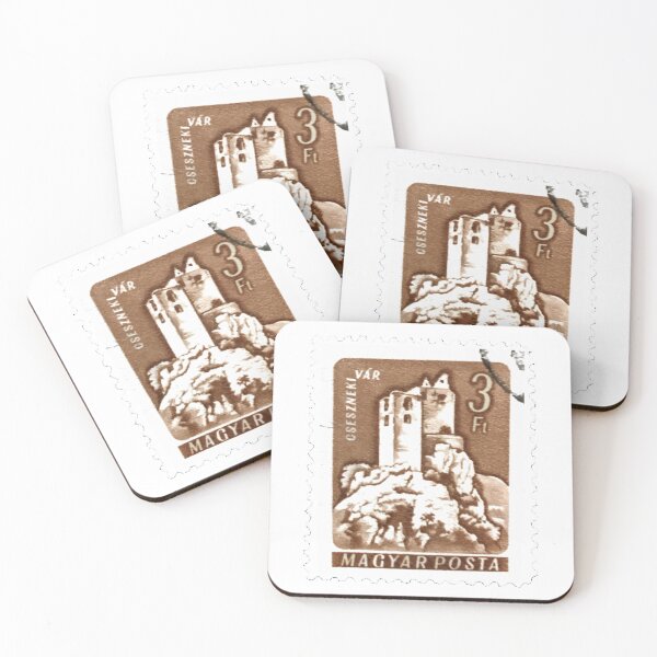Item preview, Magyar Hungary Brown Vintage Postage Stamp designed and sold by red-amber65.