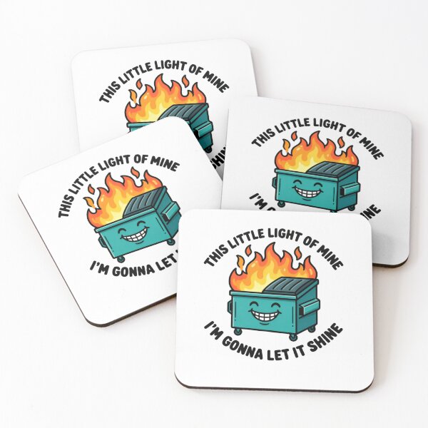 Item preview, This Little Light Of Mine I'm Gonna Let It Shine Dumpster Fire Response Team Sunshine Panic designed and sold by SkeletonsDanger.