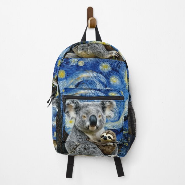 Item preview, koala bear baby sloth starry night colorful animal art designed and sold by SmashingDeals.