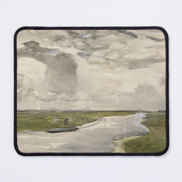 Item preview, Piet Mondrian - Meandering Landscape With River designed and sold by meldefiart.