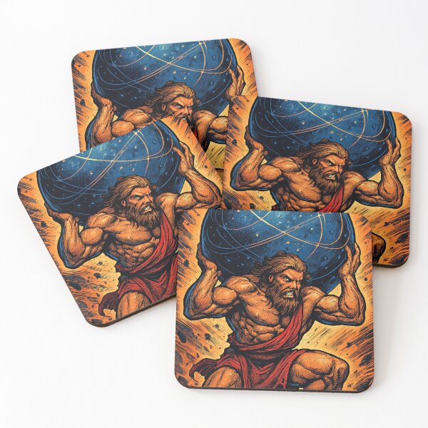 Item preview, Atlas, Greek Titan god | Comics style - Cartoon designed and sold by ComicsFactory.