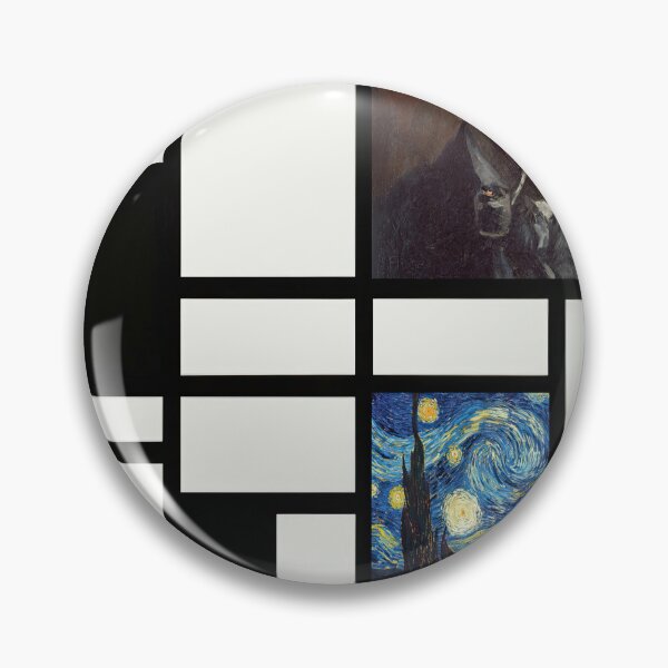 Item preview, Piet Mondrian , Vincent Van Gogh Composition Ion Mixte 2 designed and sold by meldefiart.
