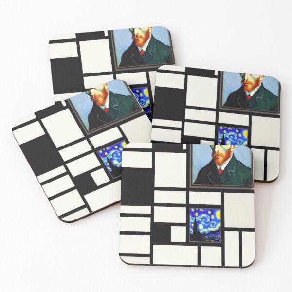 Item preview, Piet Mondrian , Vincent Van Gogh Composition Ion Mixte designed and sold by meldefiart.