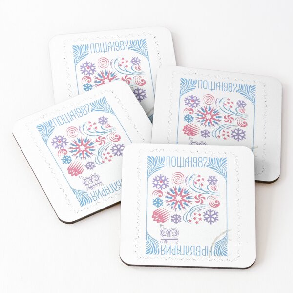 Item preview, Nowa 1987 Snow Flakes Vintage Postage Stamp designed and sold by red-amber65.