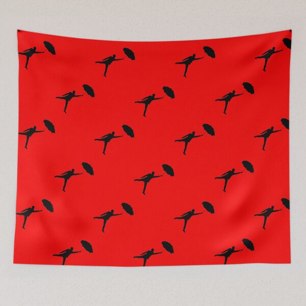 Item preview, Man with umbrella in a storm, silhouetted designed and sold by designpeter.