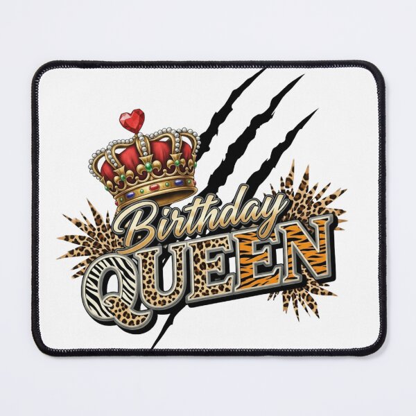 Item preview, Birthday Queen Animal Print designed and sold by Bogologo.
