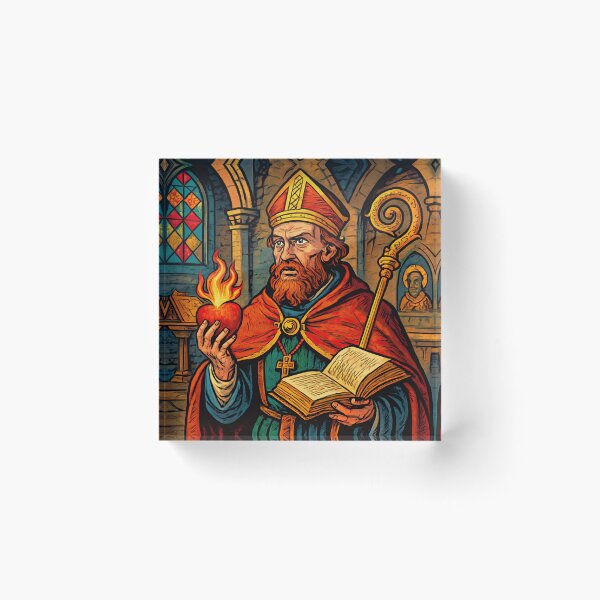 Item preview, Augustine of Hippo, Medieval | Comics style - Cartoon designed and sold by ComicsFactory.