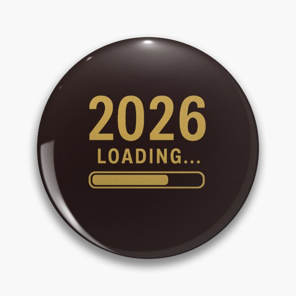 Item preview, 2026 Loading – Retro New Year Countdown Design designed and sold by ArtVoyageShop.