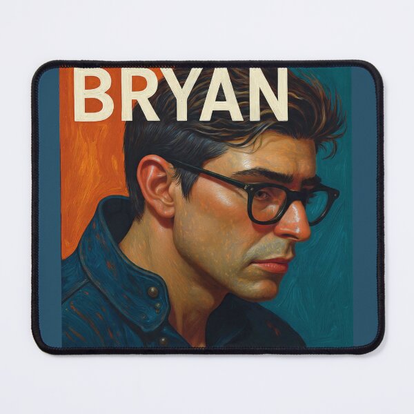 Item preview, Portrait of Man with Glasses designed and sold by Savannah Gibbs.