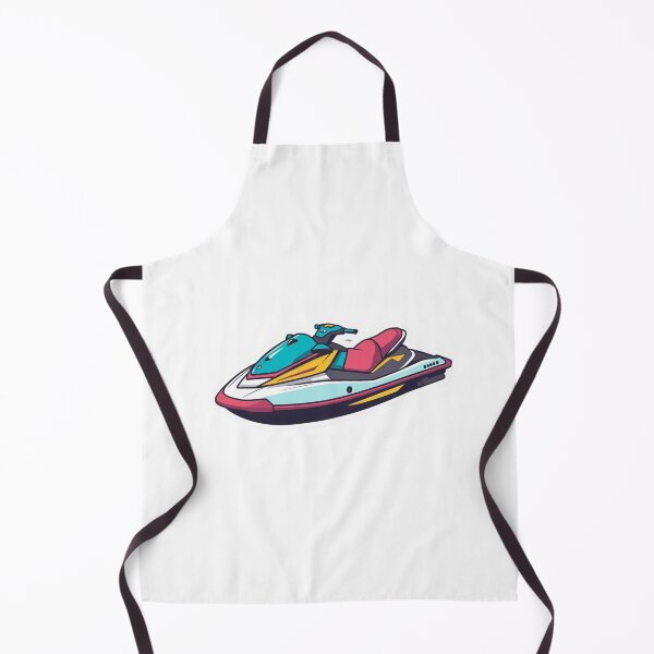 Item preview, Neon Jet Ski Night Ride Sticker designed and sold by KiValuate.