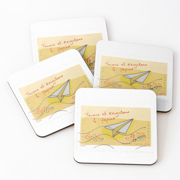 Item preview, Sello de avión de papel vintage de Francia designed and sold by red-amber65.