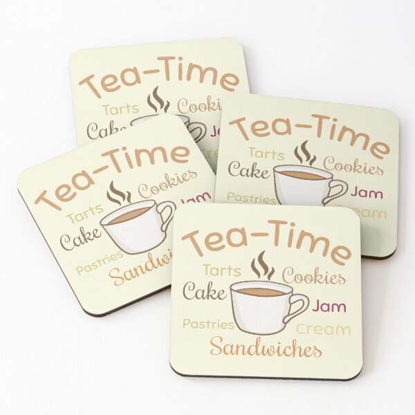 Item preview, Tea Time classic with cookies cake sandwiches and more designed and sold by Innet.