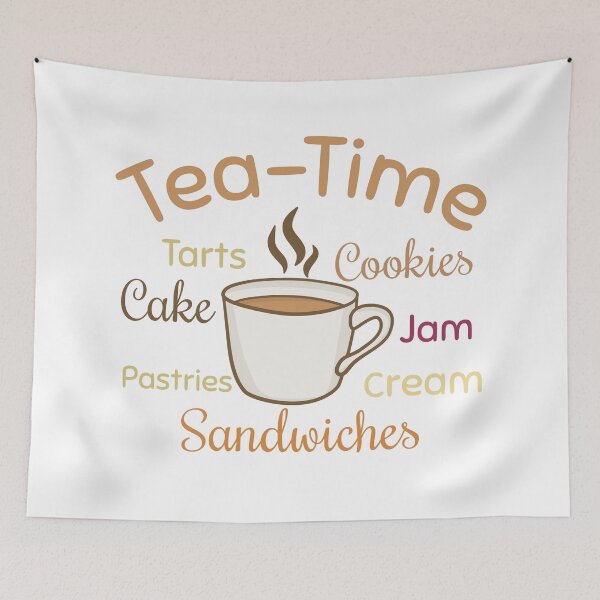 Item preview, Tea Time classic with cookies cake sandwiches and more designed and sold by Innet.