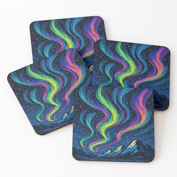 Item preview, Aurora borealis | Comics style - Cartoon designed and sold by ComicsFactory.
