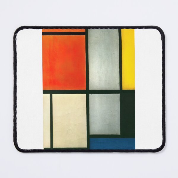 Item preview, Piet Mondrian - Tableau 3 With Orange -red, Yellow, Black, Blue And Gray designed and sold by meldefiart.