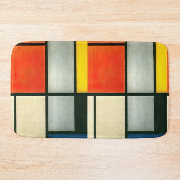 Item preview, Piet Mondrian - Tableau 3 With Orange -red, Yellow, Black, Blue And Gray designed and sold by meldefiart.