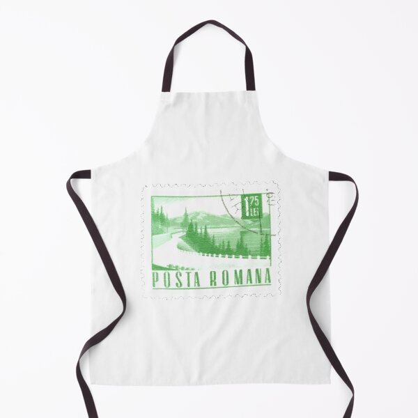 Item preview, Posta Romana Highway Green Vintage Postage Stamp designed and sold by red-amber65.
