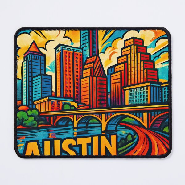 Item preview, Austin, city | Comics style - Cartoon designed and sold by ComicsFactory.