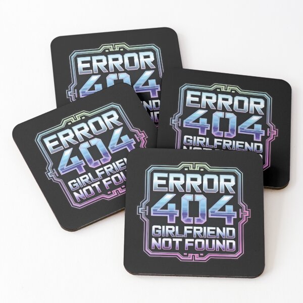 Item preview, Error 404 Girlfriend Not Found Holo Y2K Cyber Funny designed and sold by WeranovDesign.