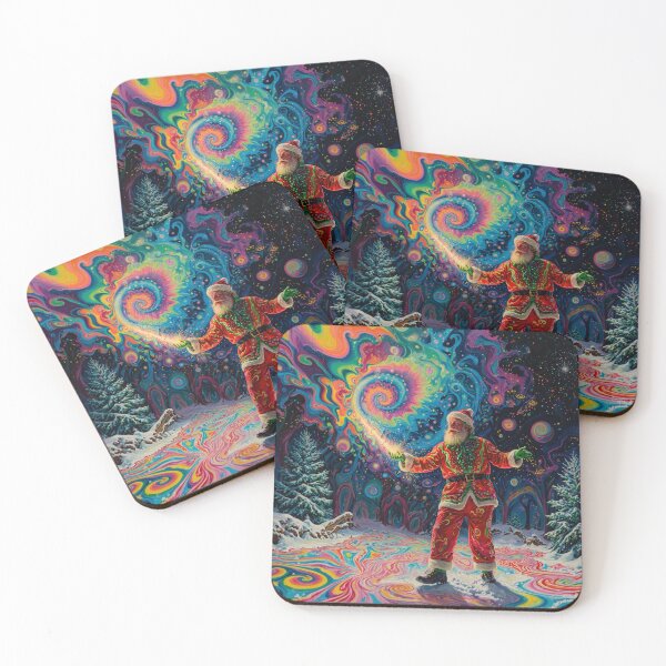 Item preview, Psychedelic Santa designed and sold by BatmanSymbol.