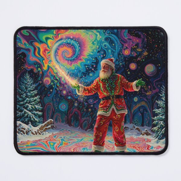 Item preview, Psychedelic Santa designed and sold by BatmanSymbol.