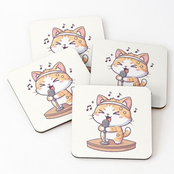 Item preview, Cute Singing Cat Chill designed and sold by HoopeStylee.