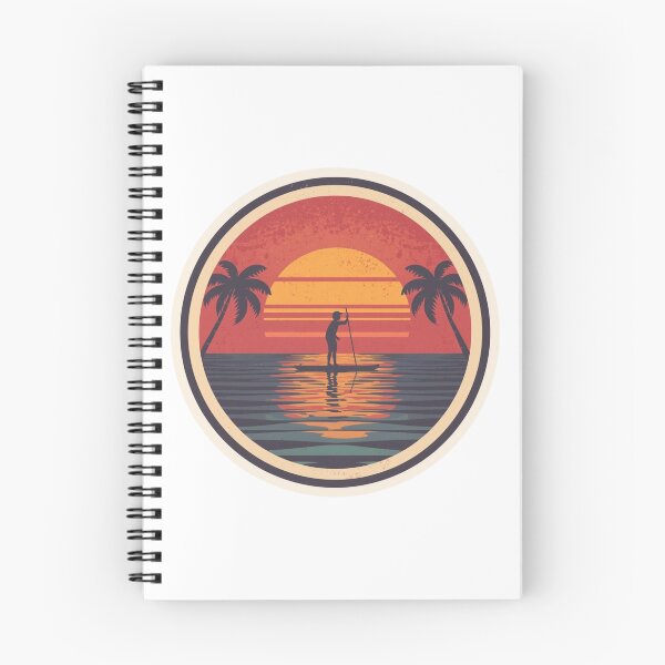 Item preview, Sunset Paddle Board Adventure Sticker designed and sold by KiValuate.
