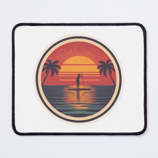 Item preview, Sunset Paddle Board Adventure Sticker designed and sold by KiValuate.