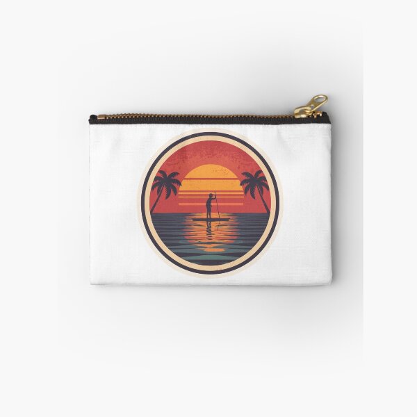 Item preview, Sunset Paddle Board Adventure Sticker designed and sold by KiValuate.
