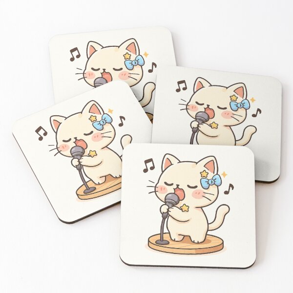 Item preview, Cute Singing Cat designed and sold by HoopeStylee.