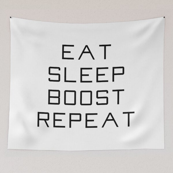 Item preview, Eat Sleep Boost Repeat – Minimalist Turbo Boost Quote Design for Gamers & Car Enthusiasts designed and sold by TorqueThread.