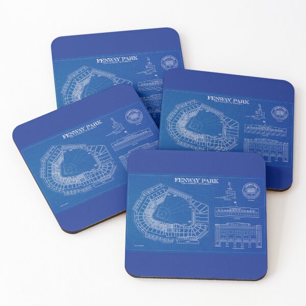 Item preview, Fenway Park. The Cathedral of Baseball (Blueprint) designed and sold by BGALAXY.