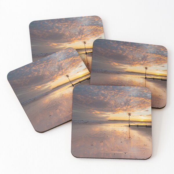 Item preview, Reflections on Redcar Beach designed and sold by krwinterphotos.