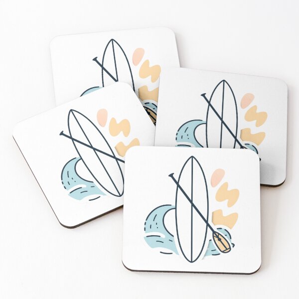 Item preview, Retro Paddle Board Vintage Badge Sticker designed and sold by KiValuate.