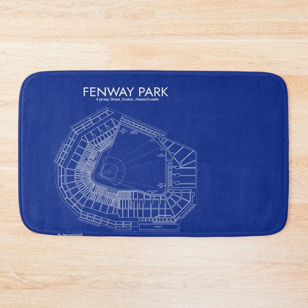 Item preview, Fenway Park  (Vertical - White Stencil - No Background) designed and sold by BGALAXY.