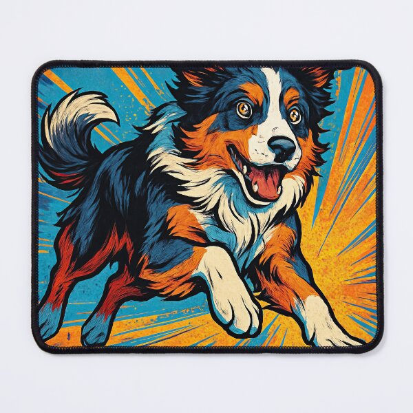 Item preview, Australian Shepherd | Comics style - Cartoon designed and sold by ComicsFactory.