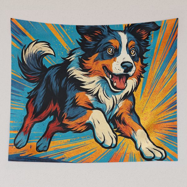 Item preview, Australian Shepherd | Comics style - Cartoon designed and sold by ComicsFactory.