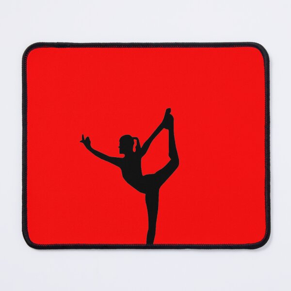 Item preview, Yoga gymnast, gymnastics athlete as a silhouette designed and sold by designpeter.